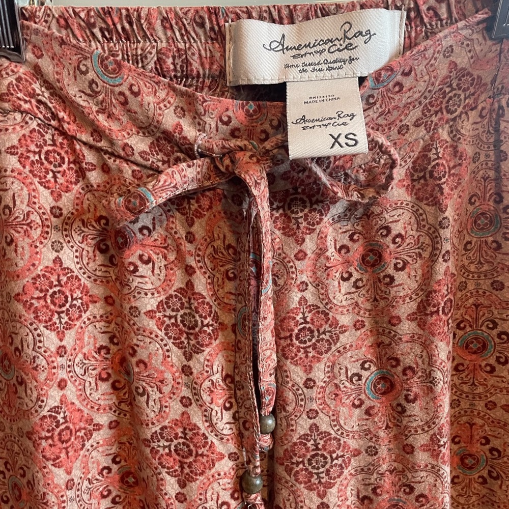 American Rag Alladin pants. XS -worn twice maybe. Super comfy material.